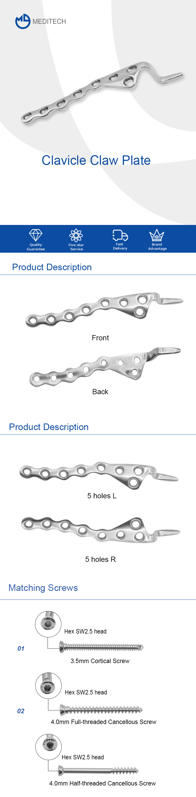 Clavicle Claw Plate